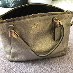 Pewter Coach Bag